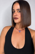 Collar Imán Burgandy