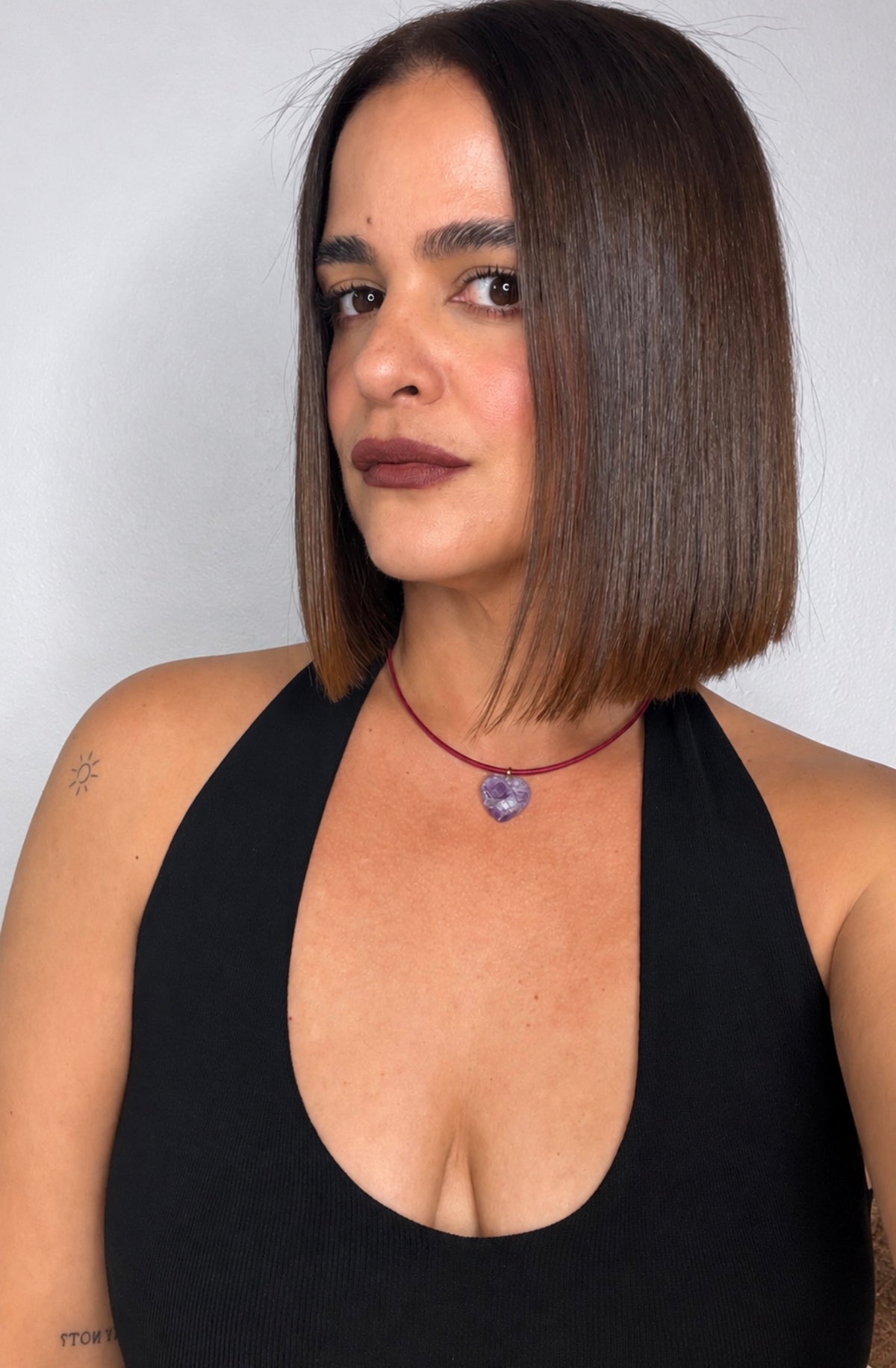 Collar Imán Burgandy