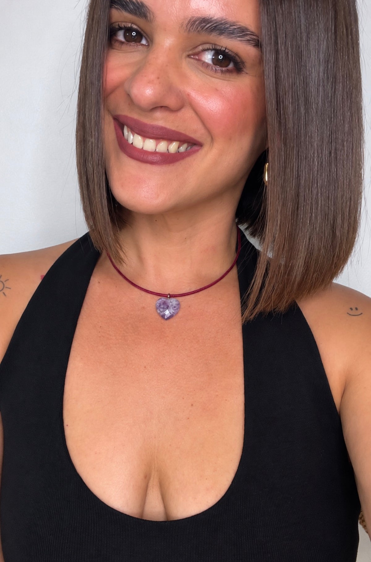 Collar Imán Burgandy