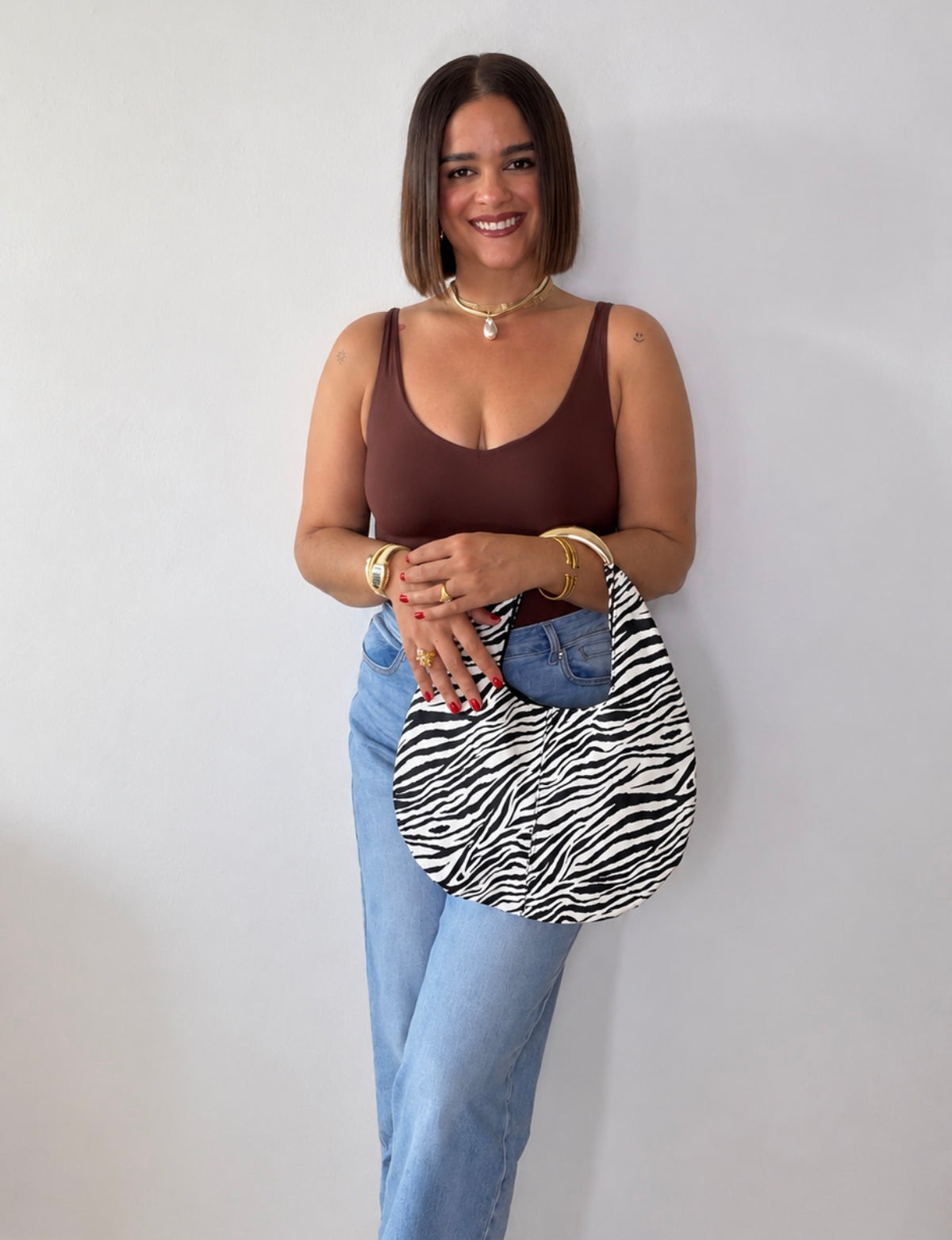 Cartera zebra Zafira