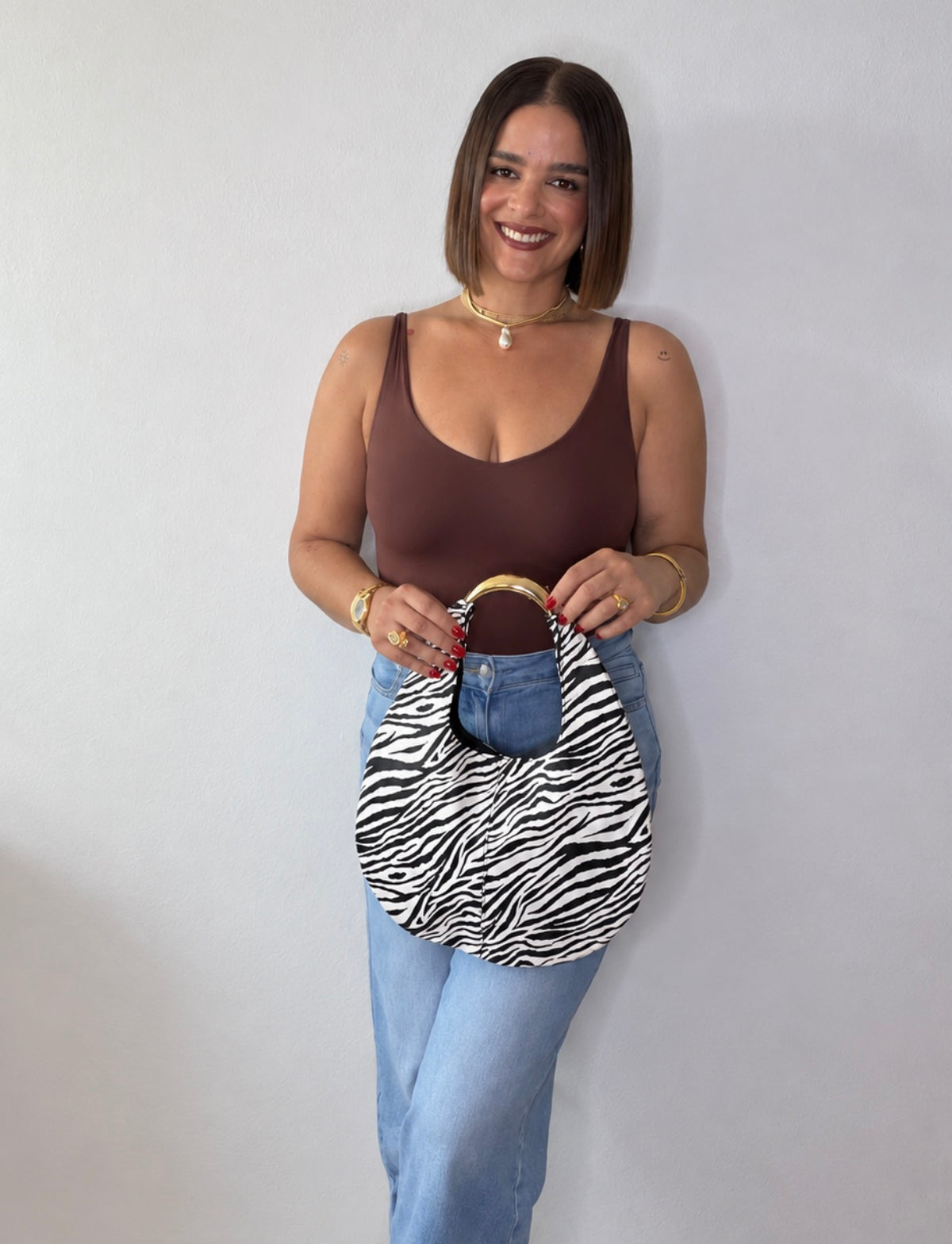 Cartera zebra Zafira