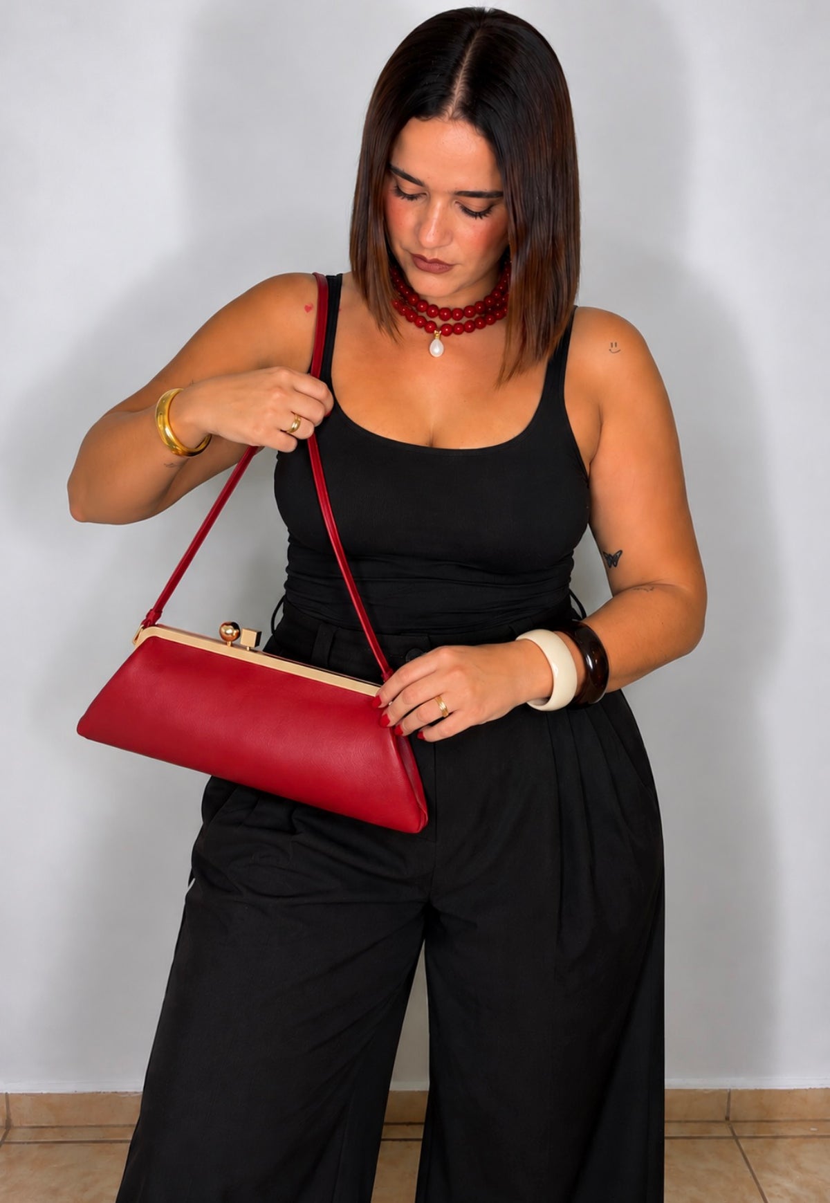 Cartera Siena Red