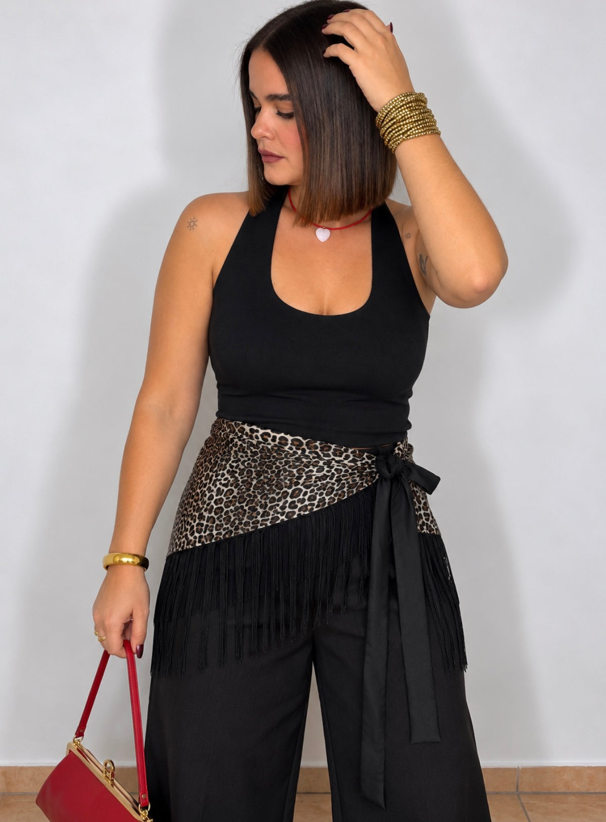 Pañuelo animal black